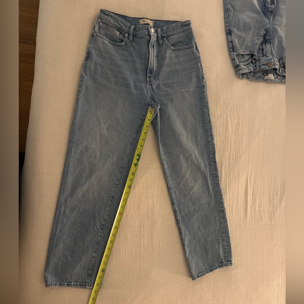 Madewell Blue Straight Jeans “The Perfect Vintage Straight Jean”